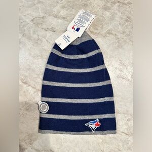MLB Blue and Gray Striped Beanie